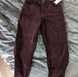 Size 10 GA burgundy corduroy Jeans